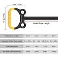 thumbnail image 4 of Kids Gymnastic Rings Fitness Swings Hand Rings Boys Girls Pull-ups Bar Rings Children Gym Rings Up to 250KG for Outdoor Indoor, 4 of 7