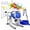 Blue, variant on Rvchic 1200W 3300PSI Airless Paint Sprayer with Extension Rod, Thinning-Free Stand Sprayer for Home Exterior/Interior,Garage,Furniture Blue