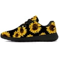 thumbnail image 5 of Uminder Womens Tennis Shoes Sunflower Sneakers Black Shoes Size 11.5, 5 of 5