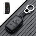 thumbnail image 1 of Car Key Fob Cover Case Protector Real Leather Car Key Case Cover For Land Rover Range Rover Discovery For Jaguar, 1 of 7