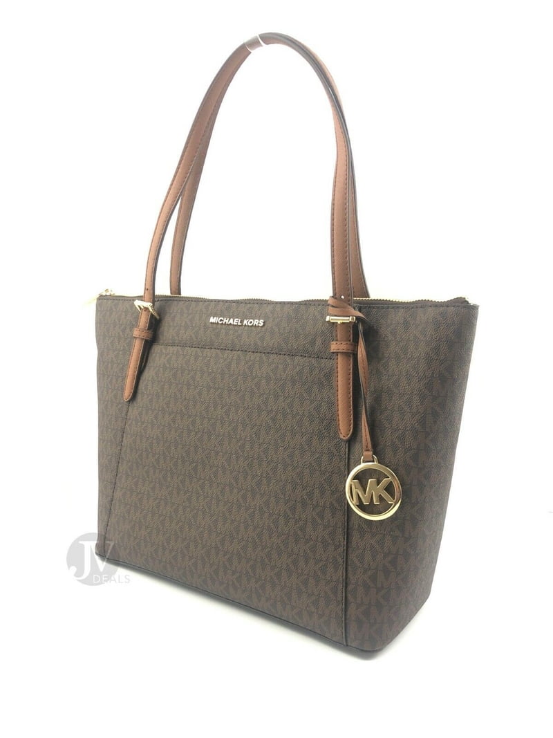MICHAEL KORS CIARA LG TZ TOTE バッグ Michael Kors Ciara Leather PVC Large Top Zip Tote Bag Handbag
