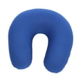 thumbnail image 2 of Almohada de viaje con soporte para la cabeza, suave y ergonómica, de espuma viscoelástica, ideal para el cuello. Azul, 2 of 9