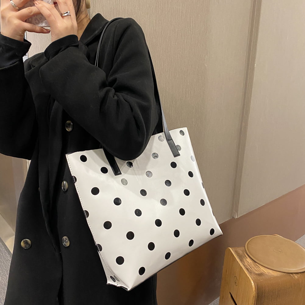 Pari Polka Dot Womens School Satchel Bag Messenger Ladies Shoulder Bag Crossbody 