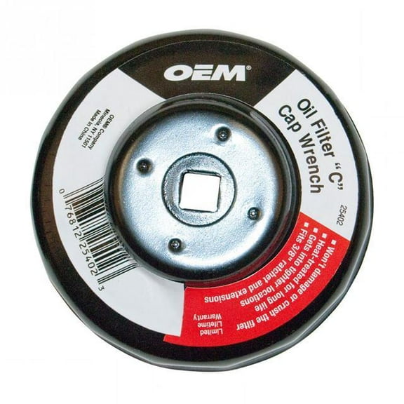 OEM TOOLS 25402 Cap Style Oil Filter Wrenches- C"" Cap (93mm 15