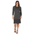 thumbnail image 4 of Womens Ribbed Knit Midi Dress, 4 of 10