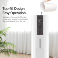 thumbnail image 2 of Crane Ultrasonic Cool Mist Humidifier Blue/White Droplet, 2 of 6