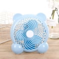 thumbnail image 2 of Mini Desk Fan Portable Personal Fan Desktop Office Fan 2 Speeds Adjustable Electric Cooling Fan USB Powered, 2 of 6