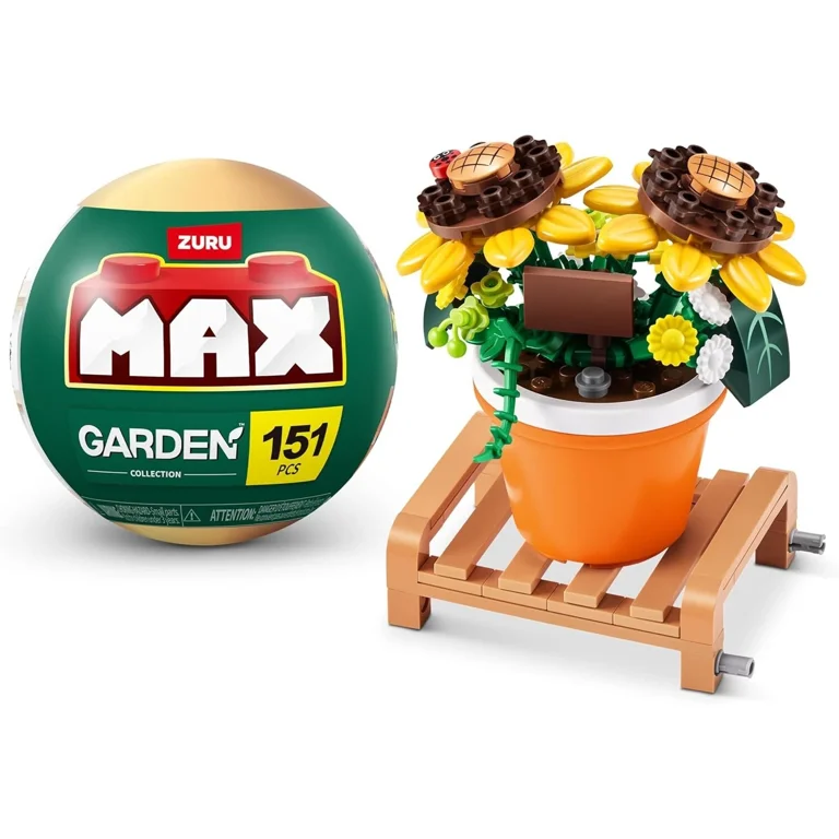 Zuru MAX Premium Garden Pot Plants Building Bricks Collection 2