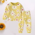 thumbnail image 2 of UAYOTSE Toddler Pajamas Cotton Kids Pajamas for Boys Girls Long Sleeve Pajama Set 2 Piece Snug Fit Pjs Set 6M-6T ,Sizes 2-3 Years, 2 of 6