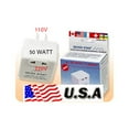 thumbnail image 1 of STEP UP VOLTAGE CONVERTER 110V to 220V TRANSFORMER 50W, 1 of 2