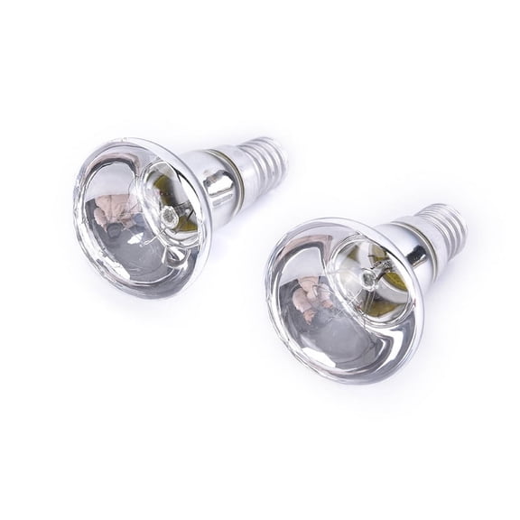 2 Pack E14 R39 30W Lava Lamp Replacement Bulb, Small Screw SES Spotlight Light Bulb for Glitter Lamps and Decorative Lighting