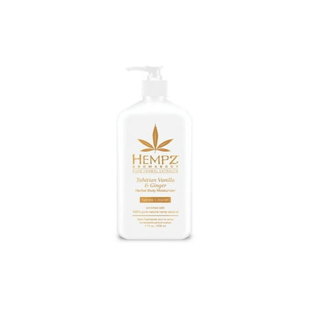 Msm Herbal Moisturizer - Hempz Tahitian Vanilla & Ginger Herbal Body Moisturizer - 17 oz.