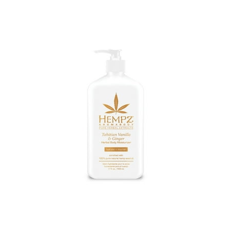 Hempz Tahitian Vanilla & Ginger Herbal Body Moisturizer - 17 (Best Hempz Lotion Smell)