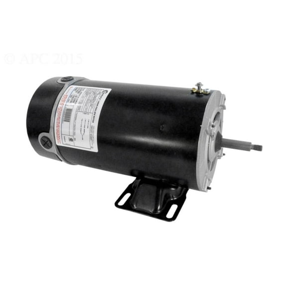 The Pool Supply Shop 2 HP Black Dual Speed Round Flange Pool Motor
