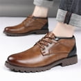 thumbnail image 2 of Mepaouo Dress Shoes for Men Pointed Toe Business Oxfords Shoes Waterproof Classic Casual Shoes, 2 of 8