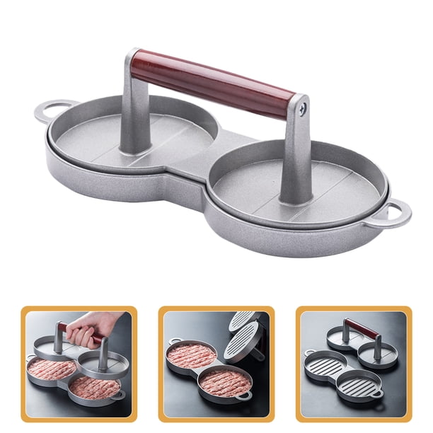 BESTYASH Para Hamburguesas De Cocina En Aluminio Prensa Resistente Para Preparar Hamburguesas Caseras