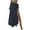 A83 Navy, variant on Beach Skirts for Women Cover Up High Slit Wrap Midi Skirt Lightweight Boho Casual Summer Vacation Swimsuit Coverup Free Size