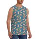 thumbnail image 2 of Fotbe Corgi with Flowers Men's Camiseta sin Mangas Estampada para Hombres, Playera Casual para Gimnasio, Entrenamiento, Playa-X-Large, 2 of 7