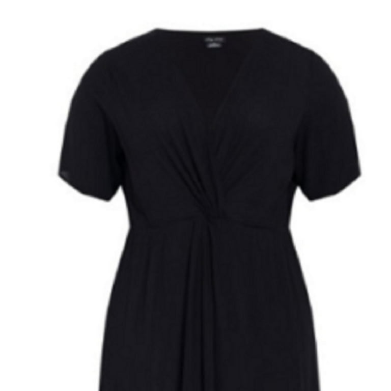 City chic knot front clearance dress