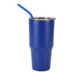 thumbnail image 4 of Makerflo 30 oz Blue Powder Coated Tumbler- Pack of 25, Ideal for DIY Crafts- Laser Engraving, And Handle Sold Separately, 4 of 10