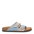 thumbnail image 2 of White Mountain Womens Hippy Slip On Leather Slide Sandals, 2 of 7