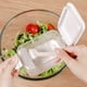 thumbnail image 5 of Azucarero cerámico blanco y gris con tapa y cuchara • Tarro de condimentos de cocina de 14,7x9,5x6,8 cm • Caja de almacenamiento de especias en polvo, 5 of 6