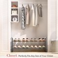thumbnail image 2 of Expandable Shoe Rack for Closet \uC\uD Adjustable Shoe Rack for Small Space Small Shoe Organizer for Front Door Sturdy Metal, 2 of 6