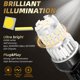 thumbnail image 3 of Gwong Autos 2pcs 7443-36SMD luces inversas 12V-24V 6SMD / 3030 + 30SMD / 4014 Coche LED Decodificación de bulbos de inversión para AutoTruck Gwong 24011215, 3 of 6