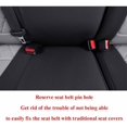 thumbnail image 6 of EKR Custom Fit Traverse Car Seat Covers for Chevy Traverse LT,RS,Premier,High Country 2018 - 2023 -Breathable Leatherette Auto Seat Covers(Full Set,Black/Gray), 6 of 6