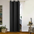 thumbnail image 2 of sasyxdc White Curtains Bedroom Curtains 63 inch Length Grommet Room Darkening Curtains for Living Room Vertical Blinds Privacy Thermal Insulated Curtains  1 Curtain Panel  52 x 63 Inch  P, 2 of 9