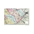 thumbnail image 2 of Historic County Map- Camden Gloucester Counties New Jersey - Beers 1872 - Vintage Wall Art, 2 of 4