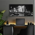 thumbnail image 5 of Epic Art 'Brooklyn Bridge at Night' by Jet Lowe, Acrylic Glass Wall Art, 48"x24", 5 of 8