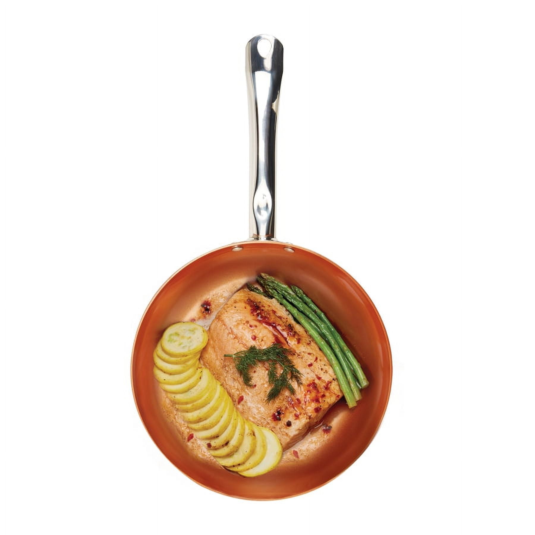 Copper Chef 10 Round Fry Pan with Glass Lid Walmart