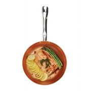 Open Box Copper Chef 10 Round Fry Pan with Glass Lid