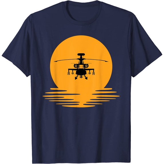 Sunset Apache Helicopter Shirt Pilot Aviation Shirt Gift For Pilot Military Pilot Gift Aviation Shirt Women Men Pilot Gifts For Men Women