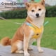 thumbnail image 5 of Arnés para perros con marco X para mascotas, arneses sin tirones con juego de correa, cachorro reflectante ajustable sin estrangulamiento (amarillo), 5 of 6
