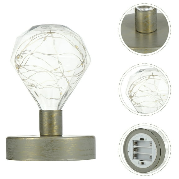 TAILTOSS 1Pc Nordic Ceiling Light Copper Wire Lamp Diamond Shape For Bedroom And Living Room