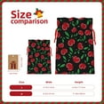 thumbnail image 3 of Pofeuu Cherry Print Burlap Bags with Drawstrings Drawstring Gift Bags Pouch Bag for Thankgiving Birthday Party Gift Wrapping Treats and Party Favors-Small, 3 of 9