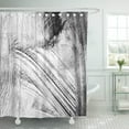 thumbnail image 1 of Cortina de ducha ABPHQTO blanca y negra abstracta 152x180 cm, 1 of 2