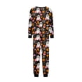 thumbnail image 5 of 2026 Matching Family Halloween Pajamas Set, Fall Sleepwear, Ghost & Pumpkin Printed Holiday Sleepwear, Soft Loungewear PJs Outfit, 5 of 5