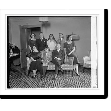 Historic Print, [Dr. Honorio Pueyrredon & family, 3/5/24], 16" x 20"