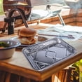 thumbnail image 3 of Reusable Buffet Trays, Wide Rim Aluminum Foil Pans, Multi-purpose Cookware For Cooking, Baking & Catering, Heavy Duty Containers For Indoor & Outdoor Use, 3 of 5