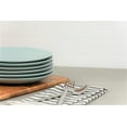thumbnail image 2 of 10 Strawberry Street Wazee Matte 8.25" Coupe Salad Plate, Set of 6, Mineral Blue, 2 of 4