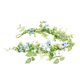 thumbnail image 2 of Guirnalda artificial de ratán de primavera de Pascua 43-45 en azul rosa Flores de plástico de margaritas Puerta de pared Decoración interior de boda Estilo rústico poético, 2 of 6