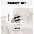 thumbnail image 2 of 8-Pack Bee Design Magnetic Tablecloth Weights for Outdoor Dining, Durable Clips to Secure Table Covers on Windy Days, 2 of 5