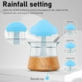 thumbnail image 4 of Rain  Humidifier Water Drip, 7 Changing Colors Rain  Diffuser Bedroom Night Ligh For Sleeping Relaxing Mood Aromatherapy Essential Oil Diffuser For Home Aroma, 4 of 8