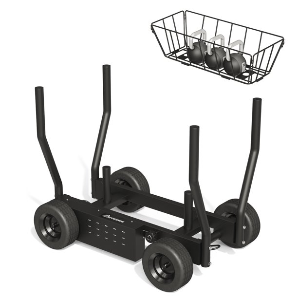 Syedee Fitness Push Sled, Weight Sled with 8 Adjustable Levels of