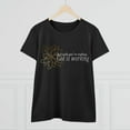 thumbnail image 4 of Women's Cotton Tee, God Is Working, Relaxed Fit, Short Sleeve T-Shirt, 4 of 10