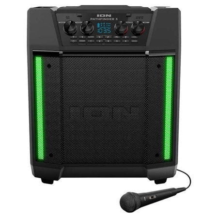 ION Pathfinder 3 Bluetooth Portable Speaker with Wireless Qi Charging