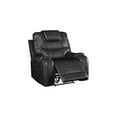 thumbnail image 5 of HomeStock Antique Appeal Recliner (Motion) in PU Leather Upholstery, Comfortable Recliner for Living Rooms-Color:Magnetite Black, 5 of 5